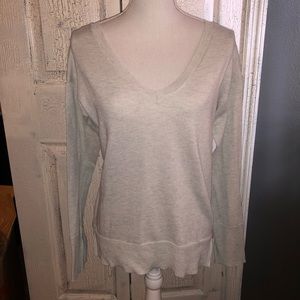 POOF knit gray sweater size medium
